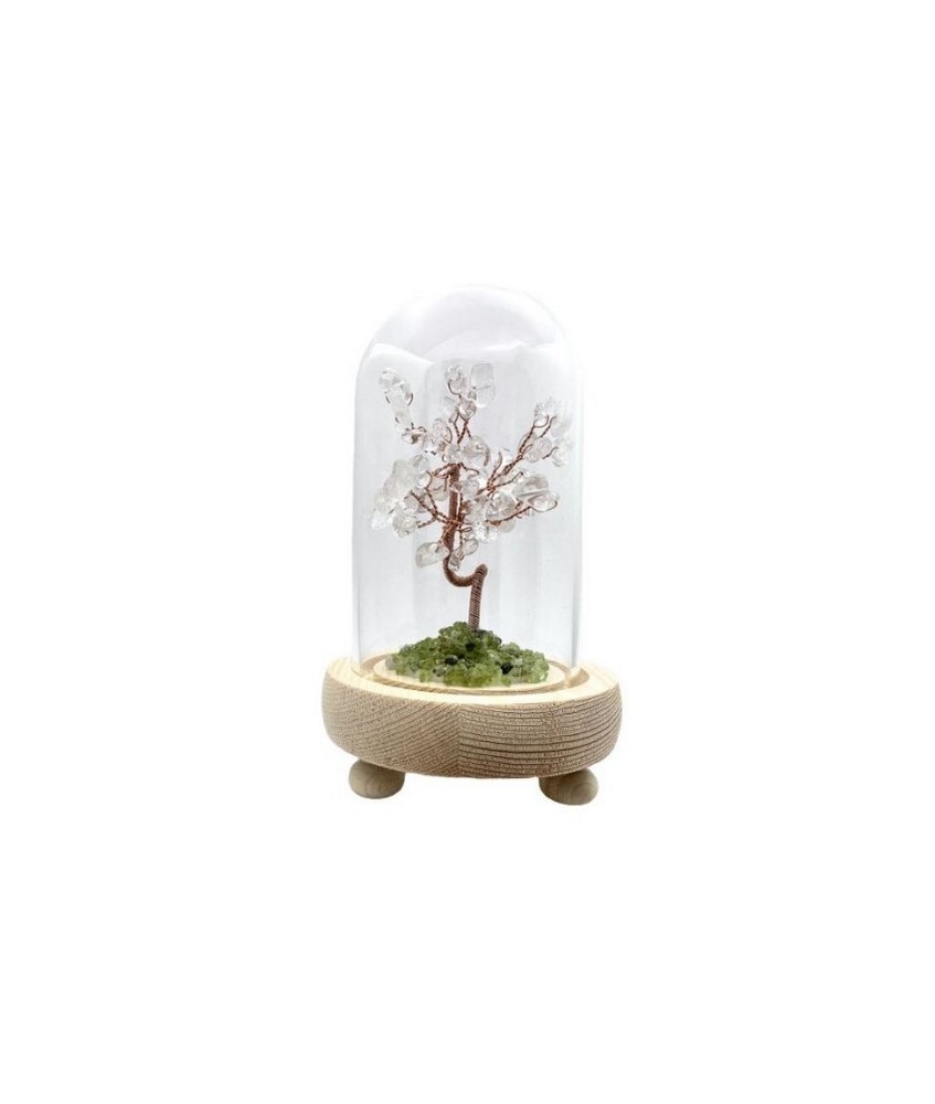 8cm
Árbol de la felicidad en piedras naturales.



Base en virutas de amatista y tronco en hilos de cobre.



Campana 