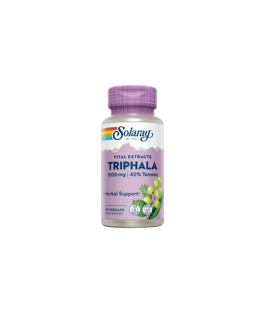 CONTENIDO MEDIO (POR TRES VEGCAPS)
Chebulic Myrobalan (Terminalia chebula) (extracto de fruto)

500

mg

Belleric Myroba