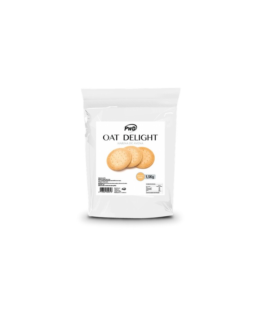 OAT DELIGHT es harina de avena especialmente cuidada por su composición, aroma y textura. La variante con aromas está edulcorad