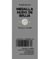TRI.MEDALLA NUDO BRUJA 1,5 CM.