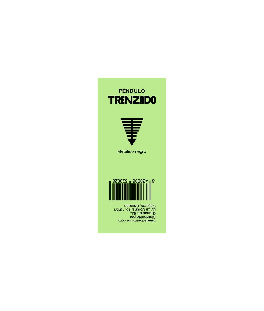 TRI.PENDULO METALICO TRENZADO NEGRO