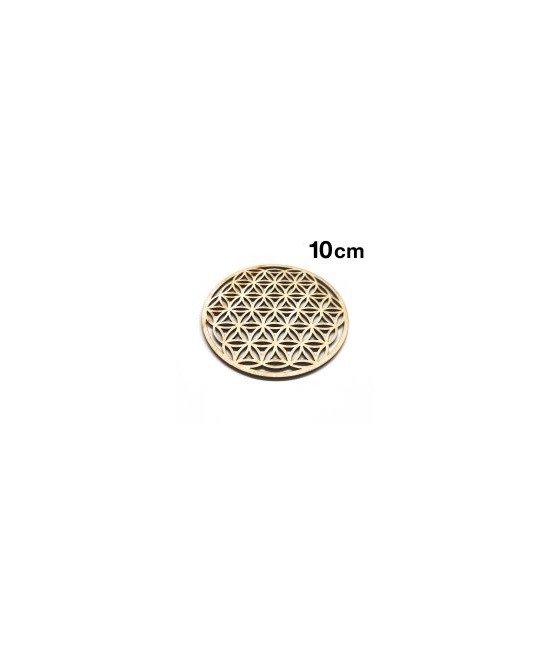  
Símbolo Flor de la Vida en madera.
Tamaño: 100mmØ
