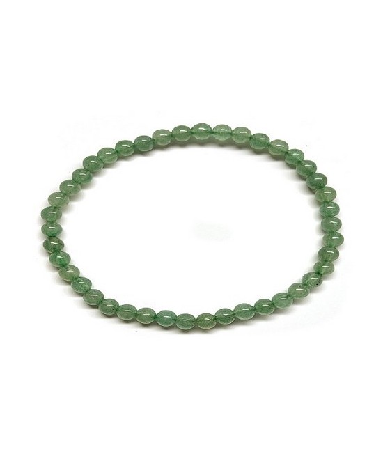 Pulsera Aventurina Verde en bola de 4mm.

En goma elástica.
