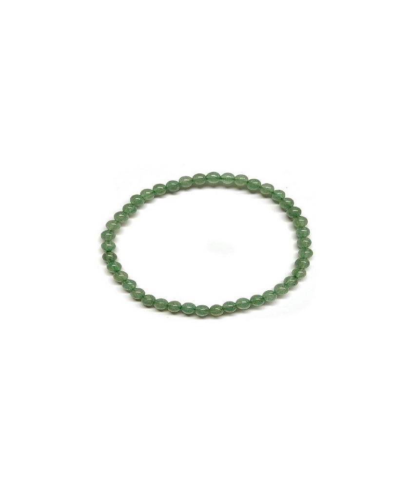 Pulsera Aventurina Verde en bola de 4mm.

En goma elástica.