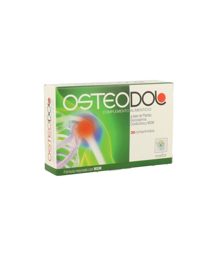 Osteodol de Noefar es un complemento alimenticio a base de Glucosamina, MSM, Harpagofíto y Boswellia (Incienso).

¿Cómo tomar