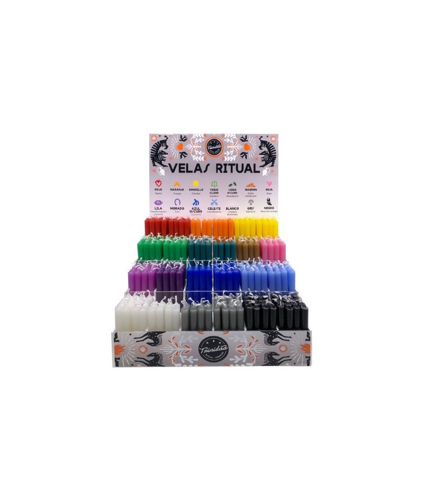 TRI.EXPOSITOR VELAS BUJIA MINI TRINIDAD COMPLETO