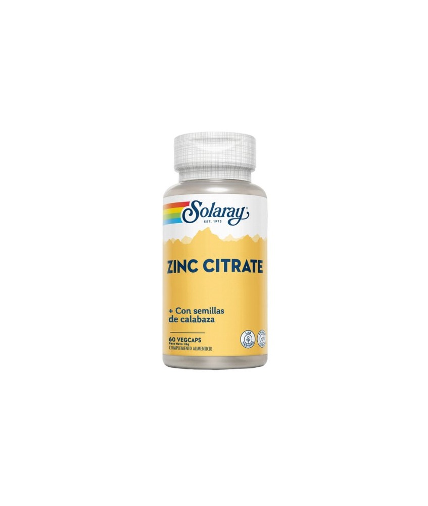 Zinc (25)+ Semilla Calabaza -60 VegCaps. Sin Gluten. Apto Para Veganos.
REF.67615
CONTENIDO MEDIO (POR VEGCAP)
Semilla de ca