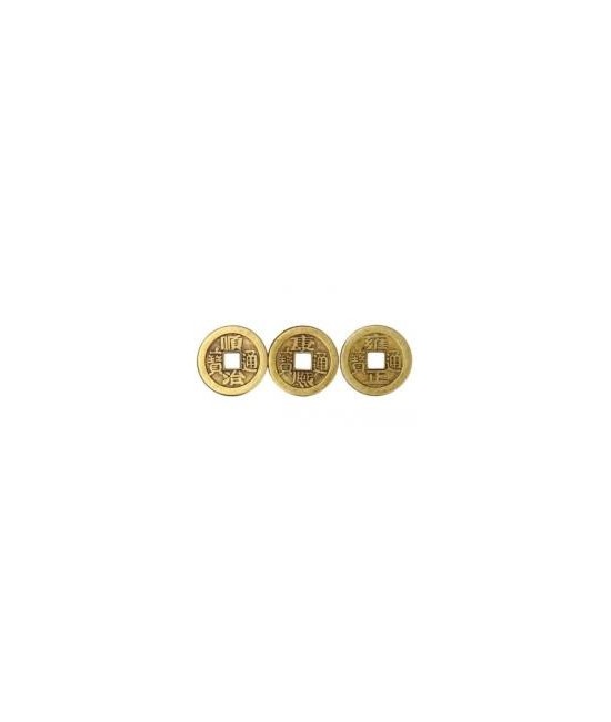 Amuleto 3 Monedas I Ching 2 cm
