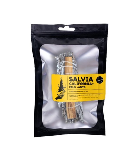 TRI.SALVIA CALIFORNIA+ PALO SANTO 10 CM.