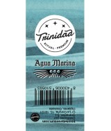 TRI.COLLAR AGUAMARINA BOLA 12 MM.