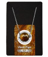 TRI.COLLAR OJO TIGRE BOLA 12 MM.