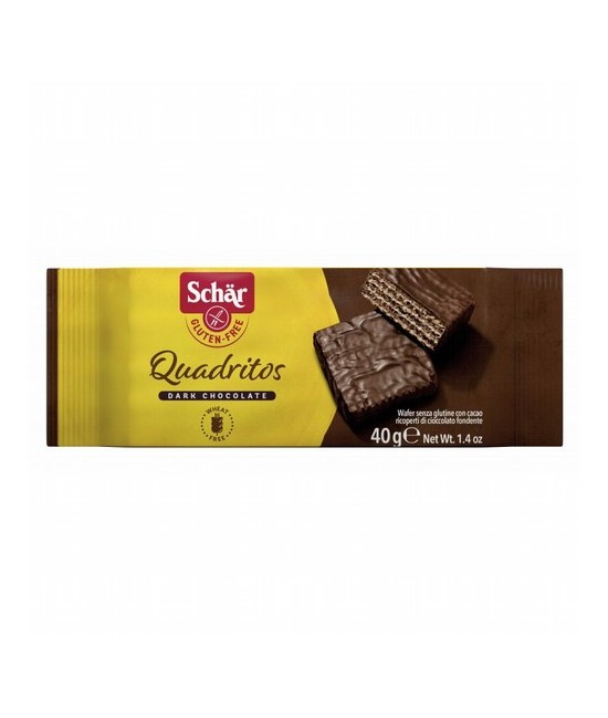 Cuatro esquinas que despiertan las ganas de dulce. 

Quadritos - la crujiente pausa de chocolate para picar. Prepárese para l