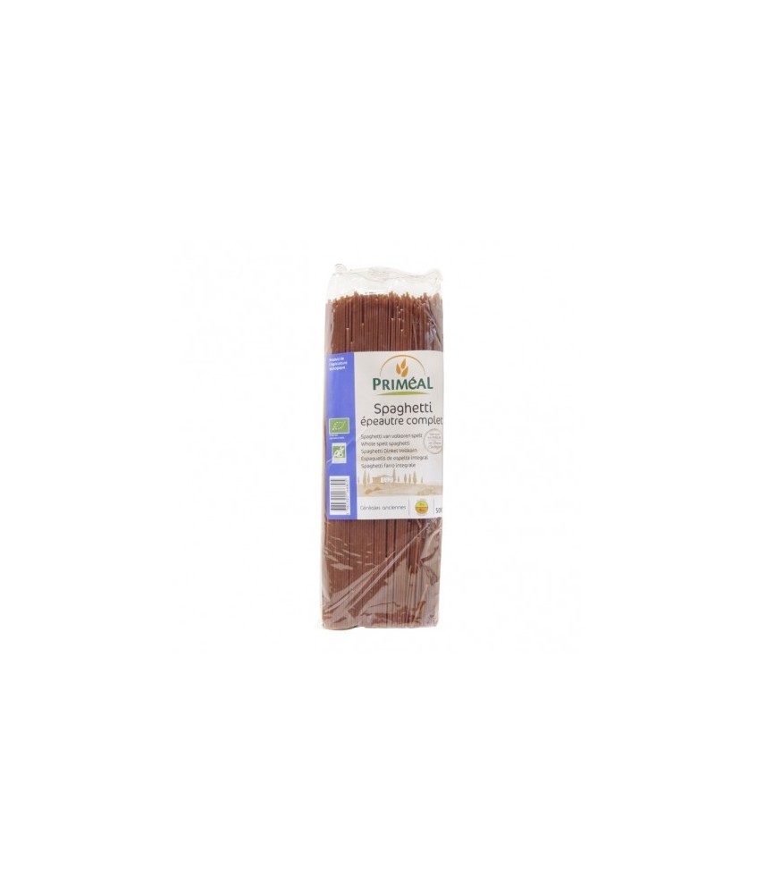 PRIMEAL

Espaguetis 100% a base de espelta inegral. Fuente de fibra, presentado en formato familiar.

Ingredientes: TRIGO d