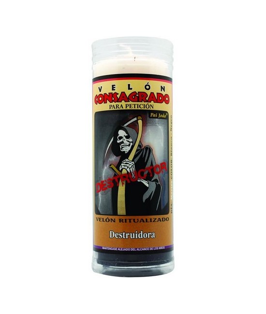 Poderoso velón preparado para destuir circunstancias dificiles, destruir obstaculos e impedimentos.