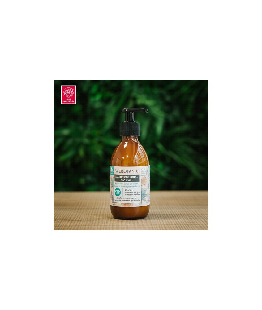 Detalles del producto
La loción corporal con CBD de Webotanix es la solución ideal para mantener la hidratación de tu piel de 