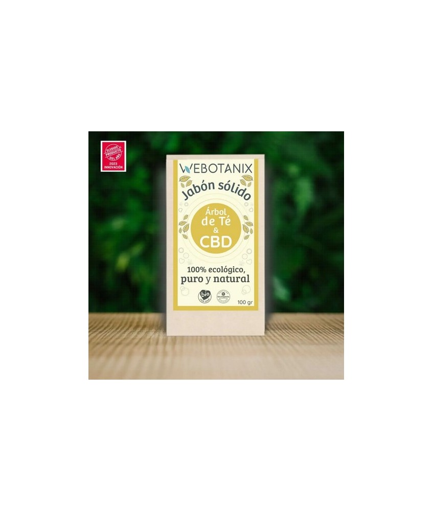 BO.JABON SOLIDO ARBOL TE  CBD BIO 100 GR.