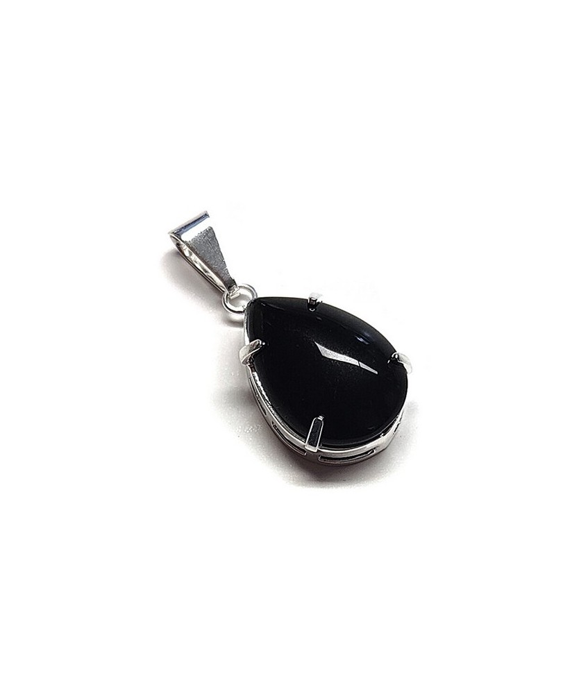 Colgante de Obsidiana Negra en forma de lágrima.

Tamaño: 18x13mm aprox.