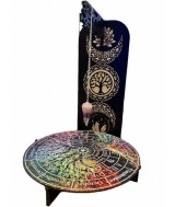 Tablero de adivinación árbol de la vida de madera 28cm
SUP-PD01 Origen: India
Tablero de adivinación para péndulo
Tamaño apr
