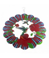 IN.CARRILLON VIENTO COLIBRI MULTICOLOR 30 CM.