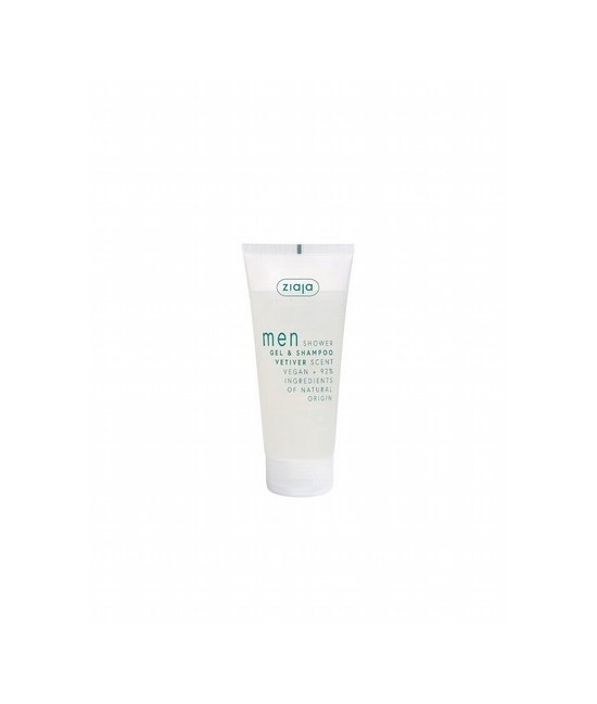 Gel de ducha y champú con aroma de Vetiver.
Complementado con una nota de salvia sclarea, crea una composición de fragancia el