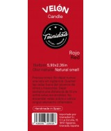 TRI.VELON ROJO 15X6 CM.