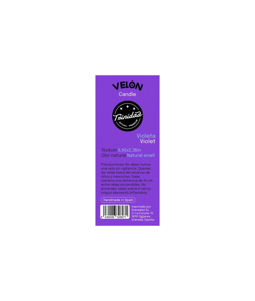 TRI.VELON VIOLETA 16X5 CM.