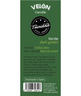 TRI.VELON VERDE OSCURO 16X5 CM.