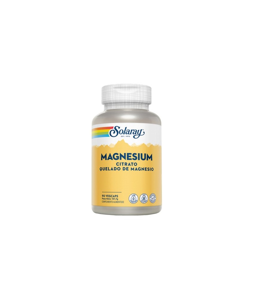 Magnesium Citrate- 90 VegCaps. Sin Gluten. Apto Para Veganos
REF.4630
CONTENIDO MEDIO (POR DOS VEGCAPS)
 Magnesio (citrato) 