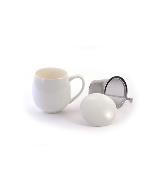 ESENHerb GR.Tea Mug "Saara" porcelain, white
