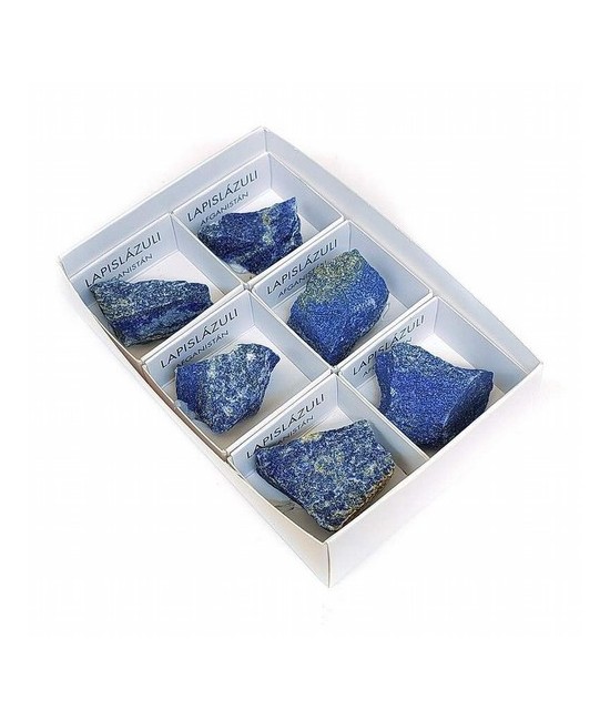 Lapislazuli en cajita de cartón de 4x4.