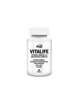 Vitalife contiene vitaminas, minerales y antioxidantes. Las vitaminas son un grupo de sustancias que son necesarias para el fun