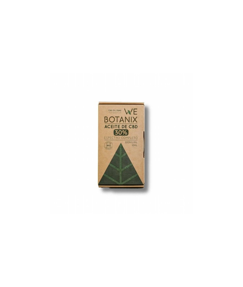 Aceite CBD 30% de espectro completo procedente de cáñamo orgánico.
THC < 0,04%.
Certificación BIO ACENE: 99% ingredientes pro