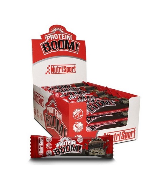 Protein Boom es una barrita proteica con 12-13 g de proteína láctea, según sabor. Gracias a su aporte proteico sumado a sus hid