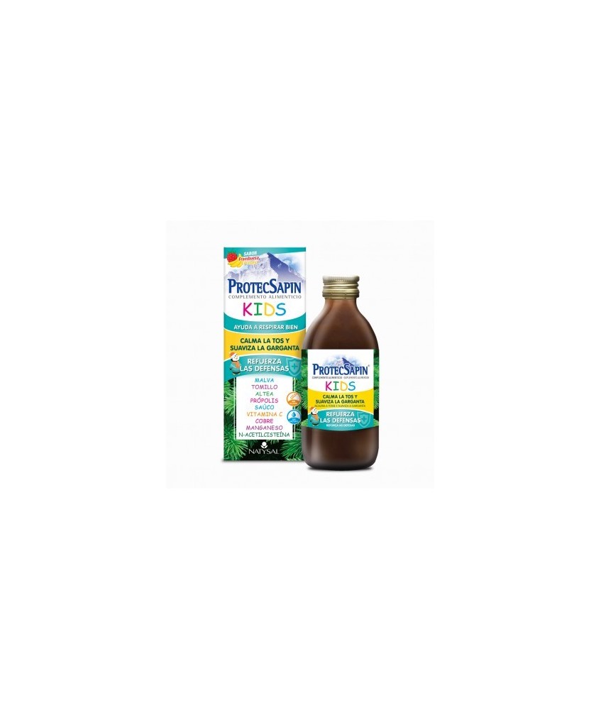 ProtecSapin® KIDS ayuda a respirar bien, calma la tos y suaviza la garganta. REFUERZA LAS DEFENSAS.

Jarabe a base de Malva, 
