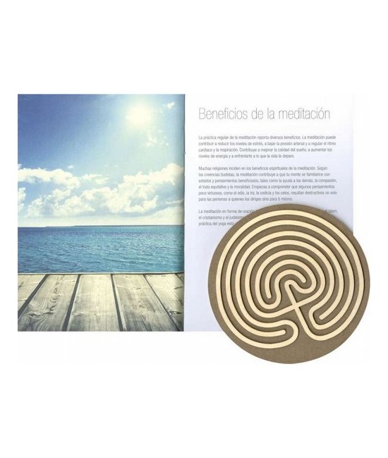 ES.LIBRO MEDITACION + LABERINTO DEDOS TIKAL
