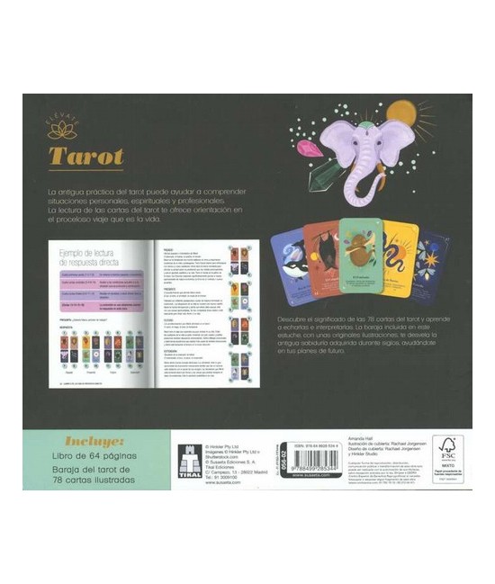 ES.LIBRO TAROT + BARAJA 78 CARTAS  TIKAL