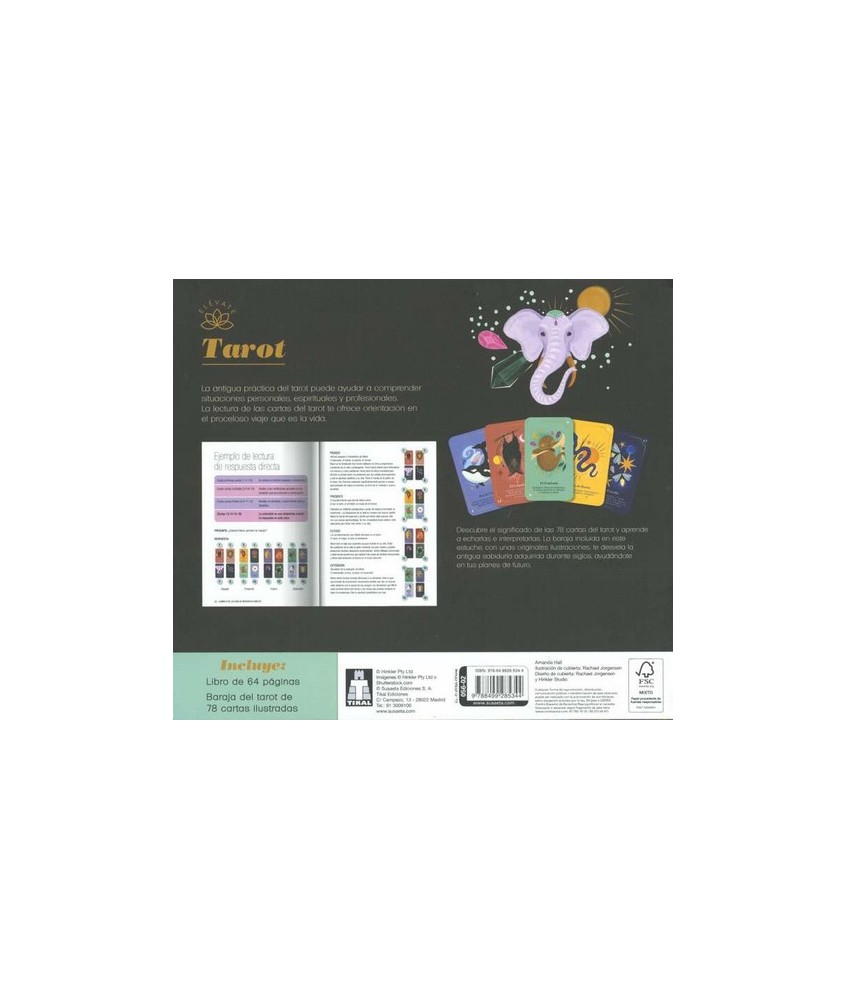 ES.LIBRO TAROT + BARAJA 78 CARTAS  TIKAL