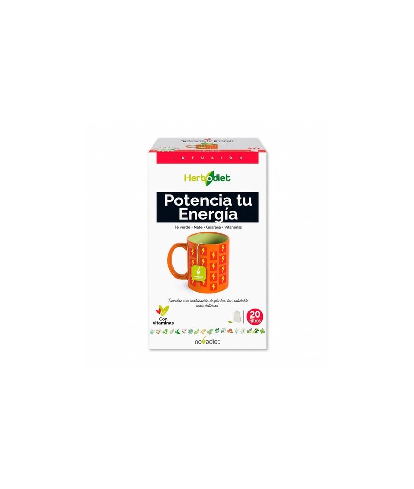 Ingredientes
Té verde, hoja (53%); Mate, hoja (24%); Guaraná, semilla (10%); Aroma de guaraná (7%), Complejo de Vitaminas (6%)