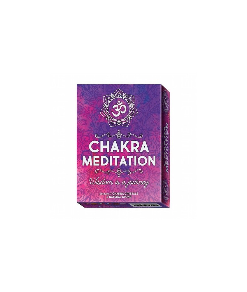 Meditación con Chakras  Chakra Meditation
Chiara Shkurtaj Tablero doble  7 Minerales  Lo Scarabeo  250x180 mm  Libro in