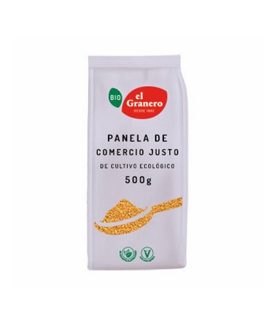 PANELA DE COMERCIO JUSTO BIO, 500 g
Ref. 011923

Ingredientes: azúcar de caña sin refinar*. Puede contener trazas de gluten,