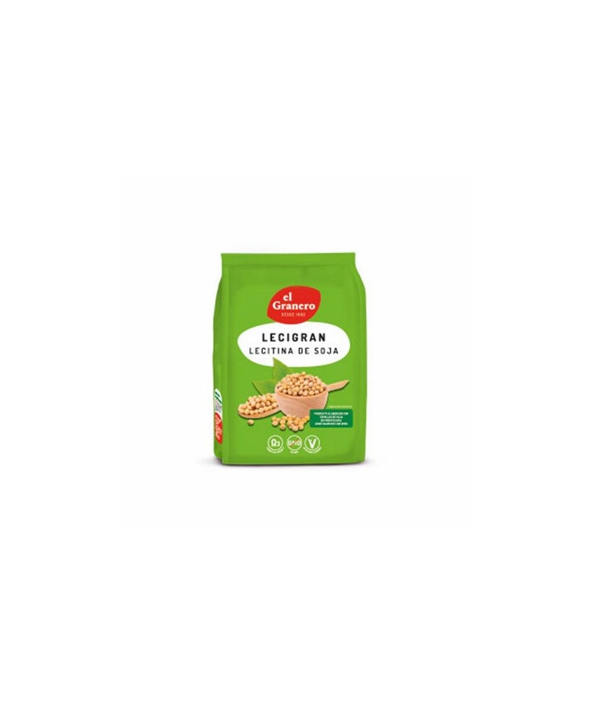 LECIGRAN LECITINA DE SOJA IP NO GMO, 500 g
Ref. 012507

Ingredientes: lecitina de soja IP (Identidad preservada). Puede cont