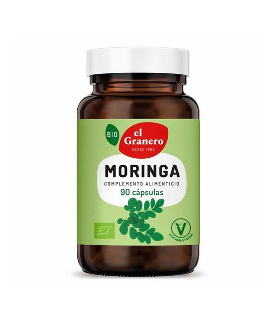 
MORINGA BIO, 90 CAP. 400 mg
Ref. 013448

Ingredientes: moringa hojas polvo* (Moringa oleifera) con un 2 % de polifenoles, 