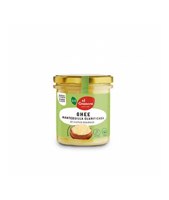GHEE MANTEQUILLA CLARIFICADA AYURVEDICA BIO, 340 ml
Ref. 019100

Ingredientes: mantequilla clarificada*. .
(*)=De cultivo e