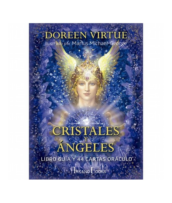MS.ORACULO CRISTALES Y ANGELES + LIBRO.