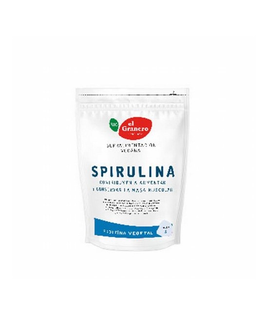 
SPIRULINA BIO, 200 g
Ref. 015876

Ingredientes: alga espirulina* (Arthrospira platensis). Puede contener trazas de gluten,