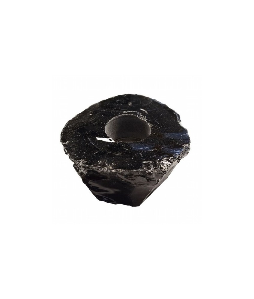 Portavelas de Obsidiana Negra.

Presentado en caja de cartón blanca.

Procedencia: México

Tamaño: 11,5 x 4 cm

Para ve