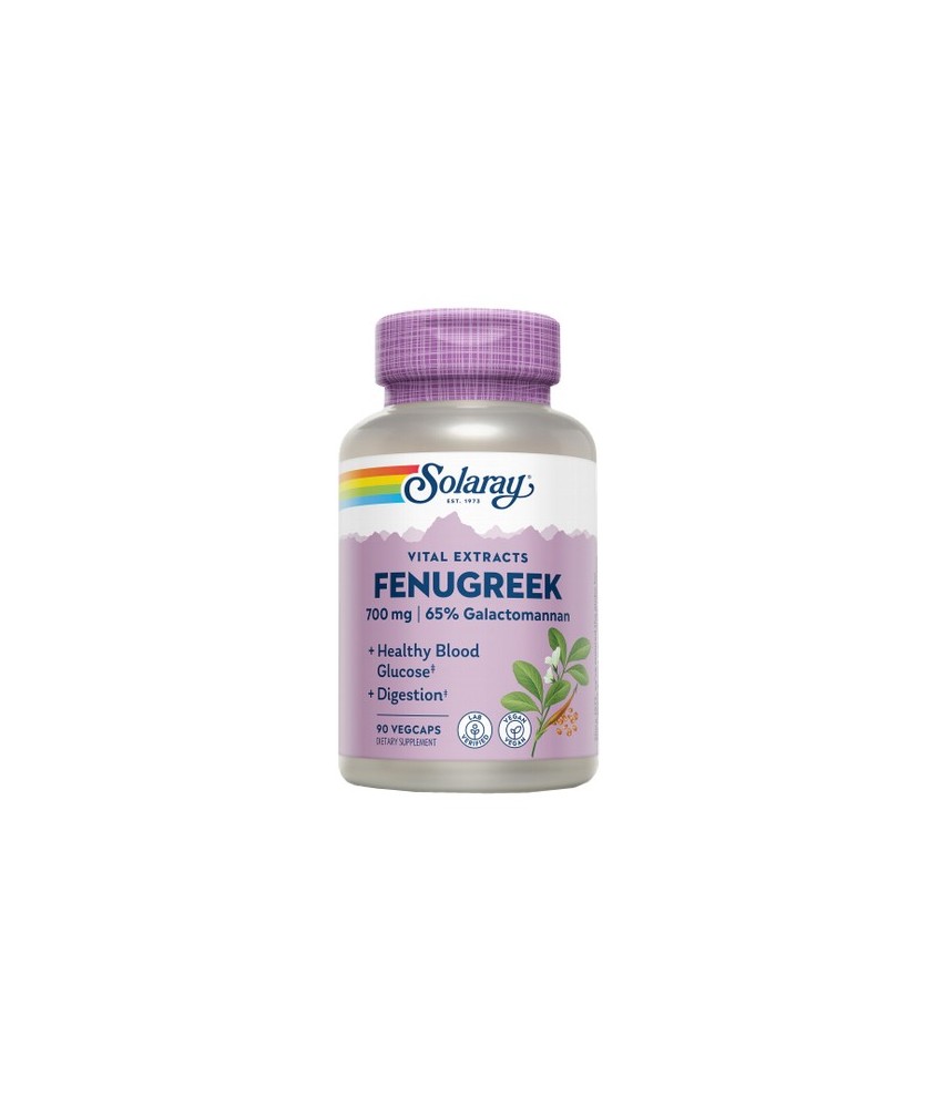 Fenugreek (Fenogreco)-90 VegCaps. Apto Para Veganos
REF.3416
CONTENIDO MEDIO (POR VEGCAP)
Fenogreco (Trigonella foenum-graec