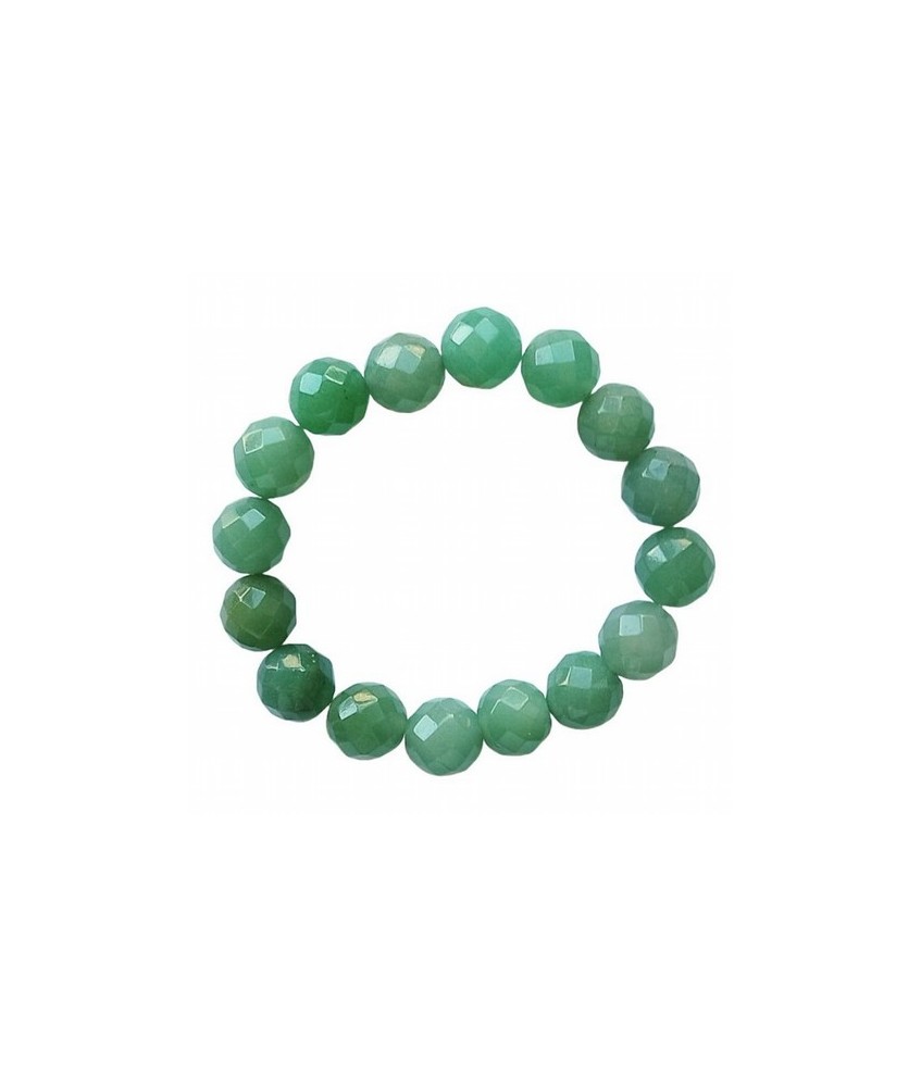 
Pulsera de Aventurina Verde de Bolas de 12 mm.

Engarce en goma elástica.