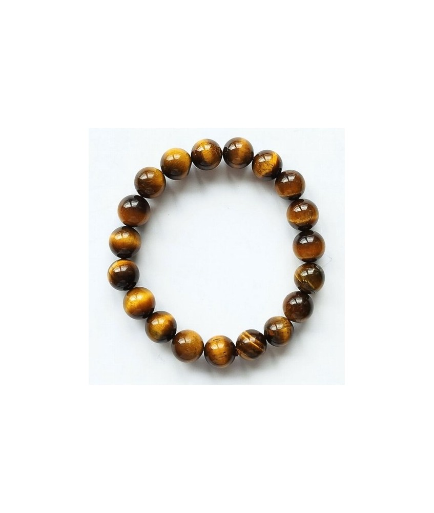 Pulsera Ojo de Tigre en bola de 10mm.

En goma elástica.