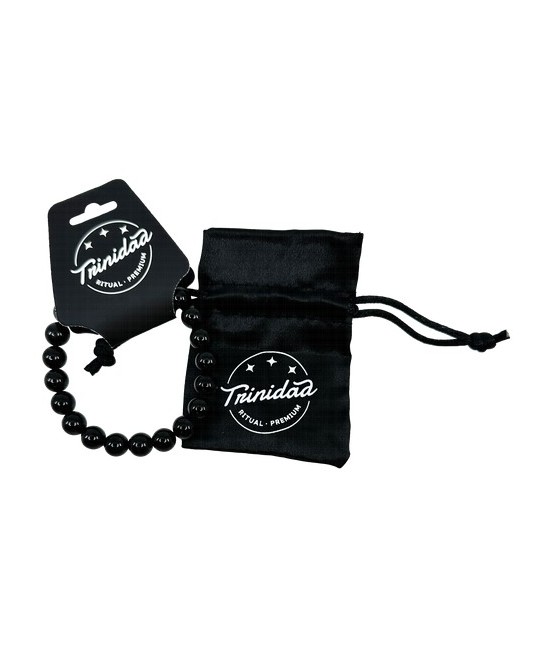 TRI.PULSERA TURMALINA BOLA 8 MM.